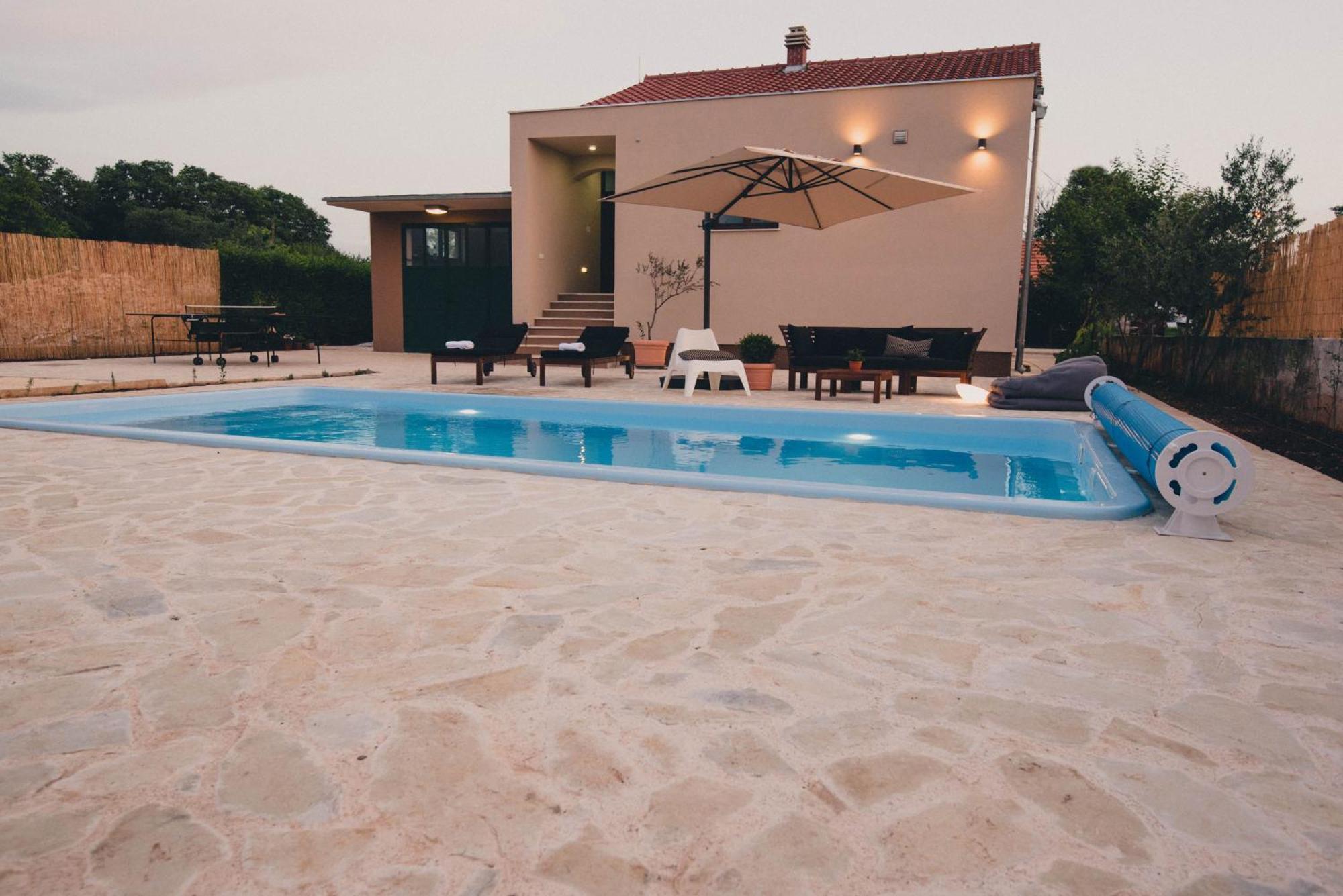 Cozy Country Home With Heated Outdoor Pool Sibenik Luaran gambar
